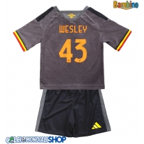 Maglie da calcio AS Roma Wesley Franca #43 Terza Maglia Bambino 2026-27 Manica Corta + Pantaloni corti)